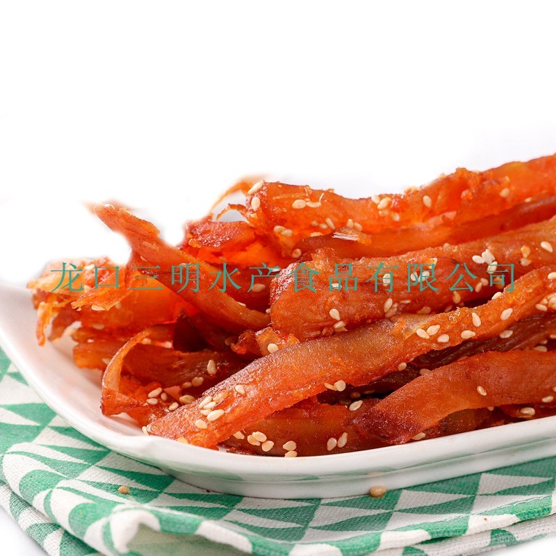 香辣鱿鱼条墨鱼条特产休闲海产品零食图2