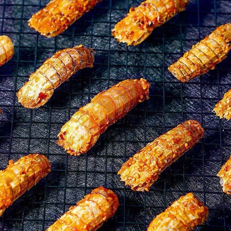 香辣琵琶虾即食零食琵琶大虾干麻辣虾姑虾爬子濑尿虾图2