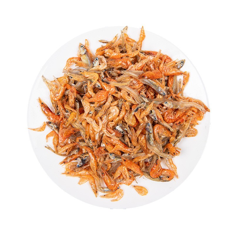 小鱼小虾干货混合装摆摊跑江湖即食零食下饭菜小鱼干小河虾图5