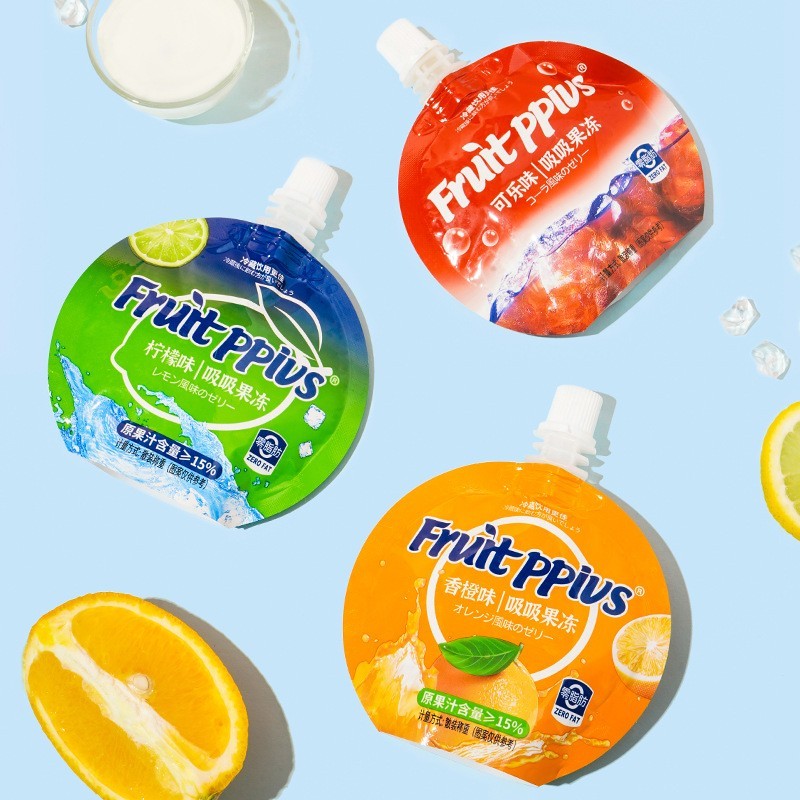 汽水风味果汁吸吸果冻蒟蒻果冻夏季休闲零食散装果冻OEM贴牌图2