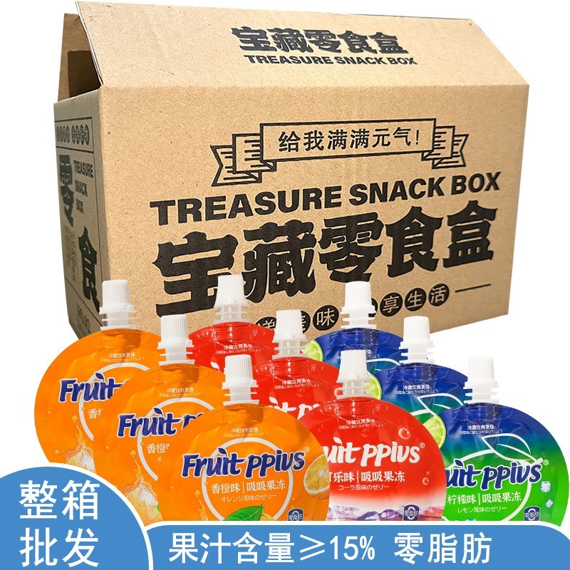 汽水风味果汁吸吸果冻蒟蒻果冻夏季休闲零食散装果冻OEM贴牌图4