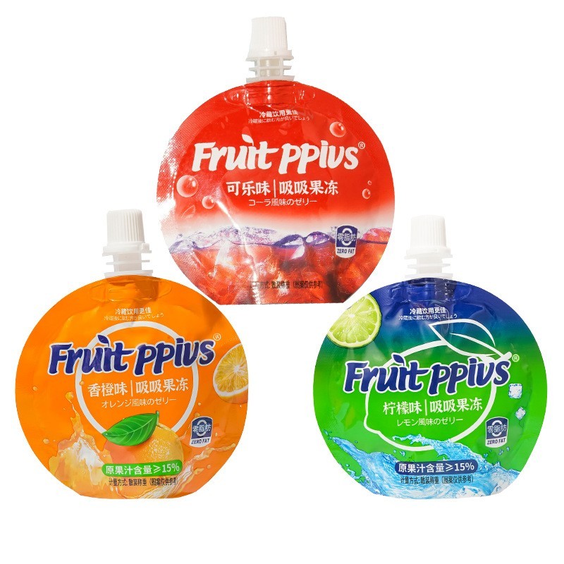 汽水风味果汁吸吸果冻蒟蒻果冻夏季休闲零食散装果冻OEM贴牌图5