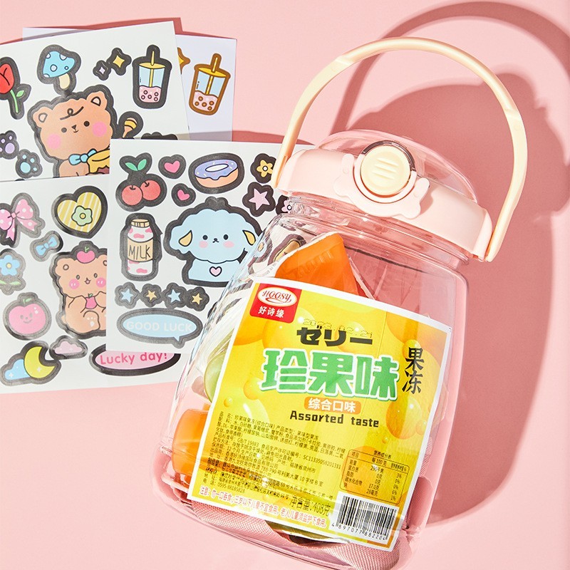 大肚杯果冻瓶果味果冻休闲零食批发果冻OEM贴牌定制图3