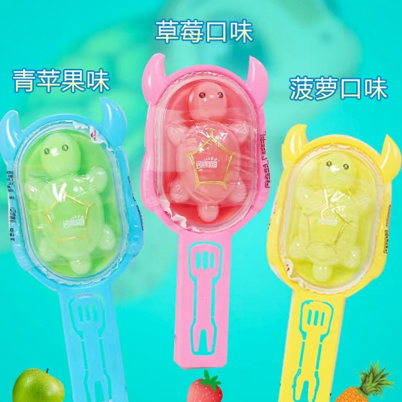 乌龟对碰果冻煎蛋布町超市热卖宝宝儿童益智零食糖果玩具图3