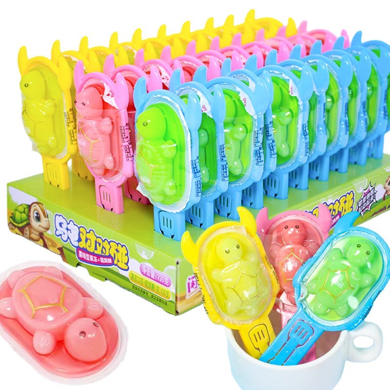 乌龟对碰果冻煎蛋布町超市热卖宝宝儿童益智零食糖果玩具图5