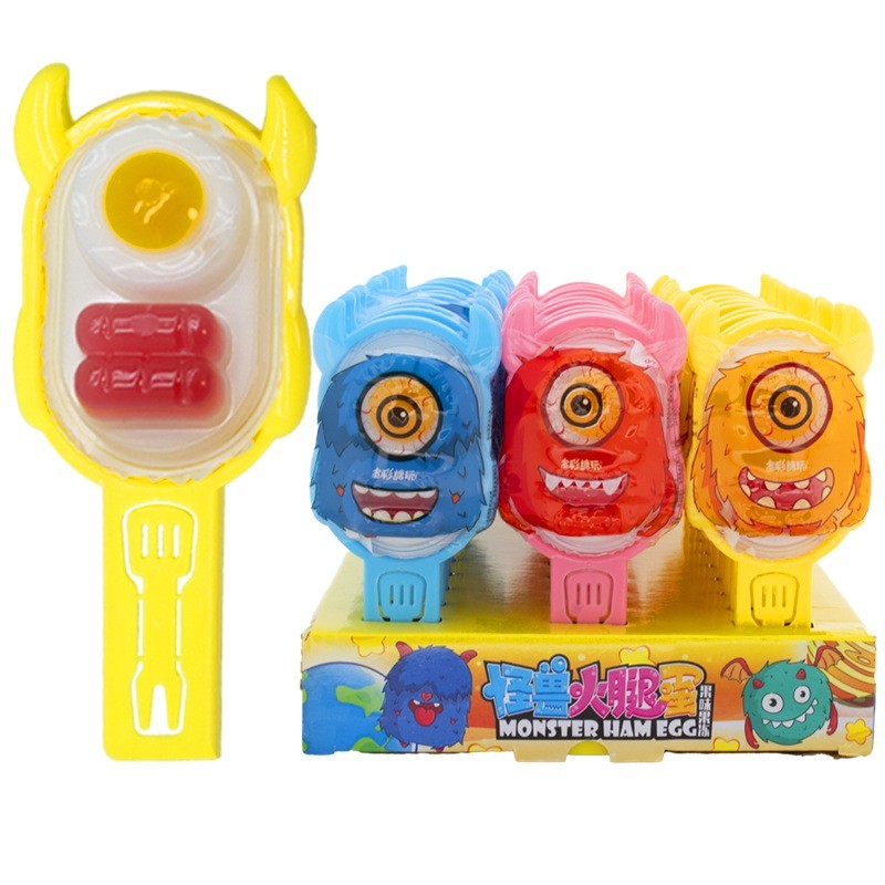 DIY火腿板锅煎蛋布町果冻夏季网红休闲食品糖玩宝宝儿童零食图3