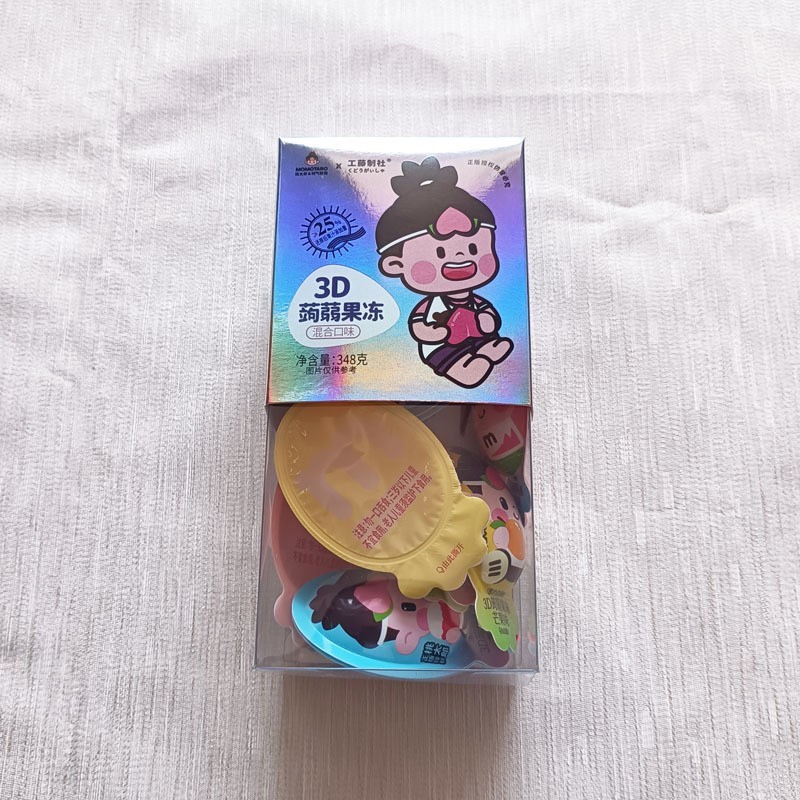 蒟蒻3D果冻布丁 348克混合口味精美包装图3
