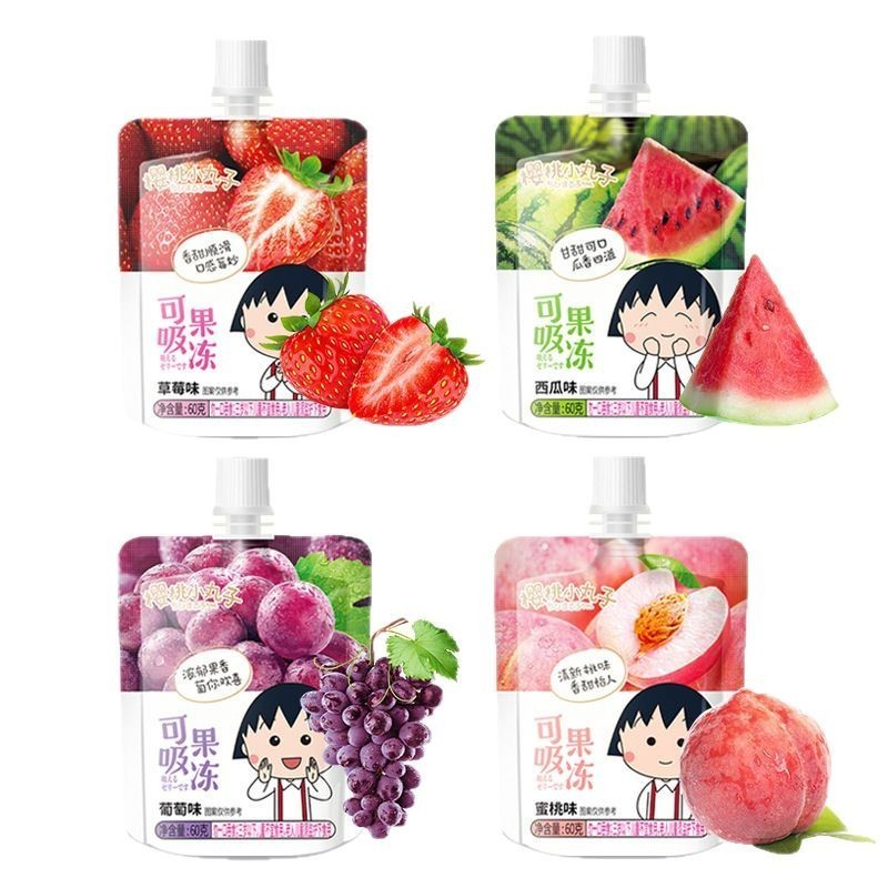 60克吸吸果冻小袋装果汁果冻宝宝满月伴手礼喜糖零食图5