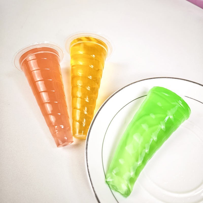 冰淇淋蛋卷形状3合1椰子果冻图4