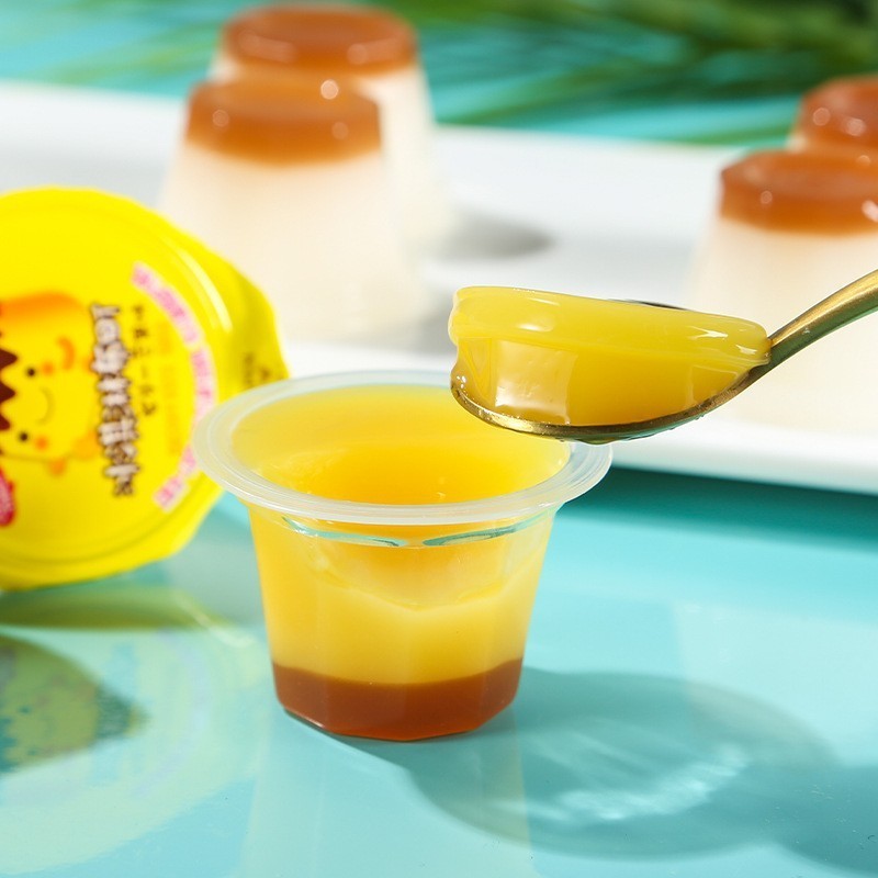 双层果冻鸡蛋芒果酸奶果冻400g零食焦糖OEM定制图4
