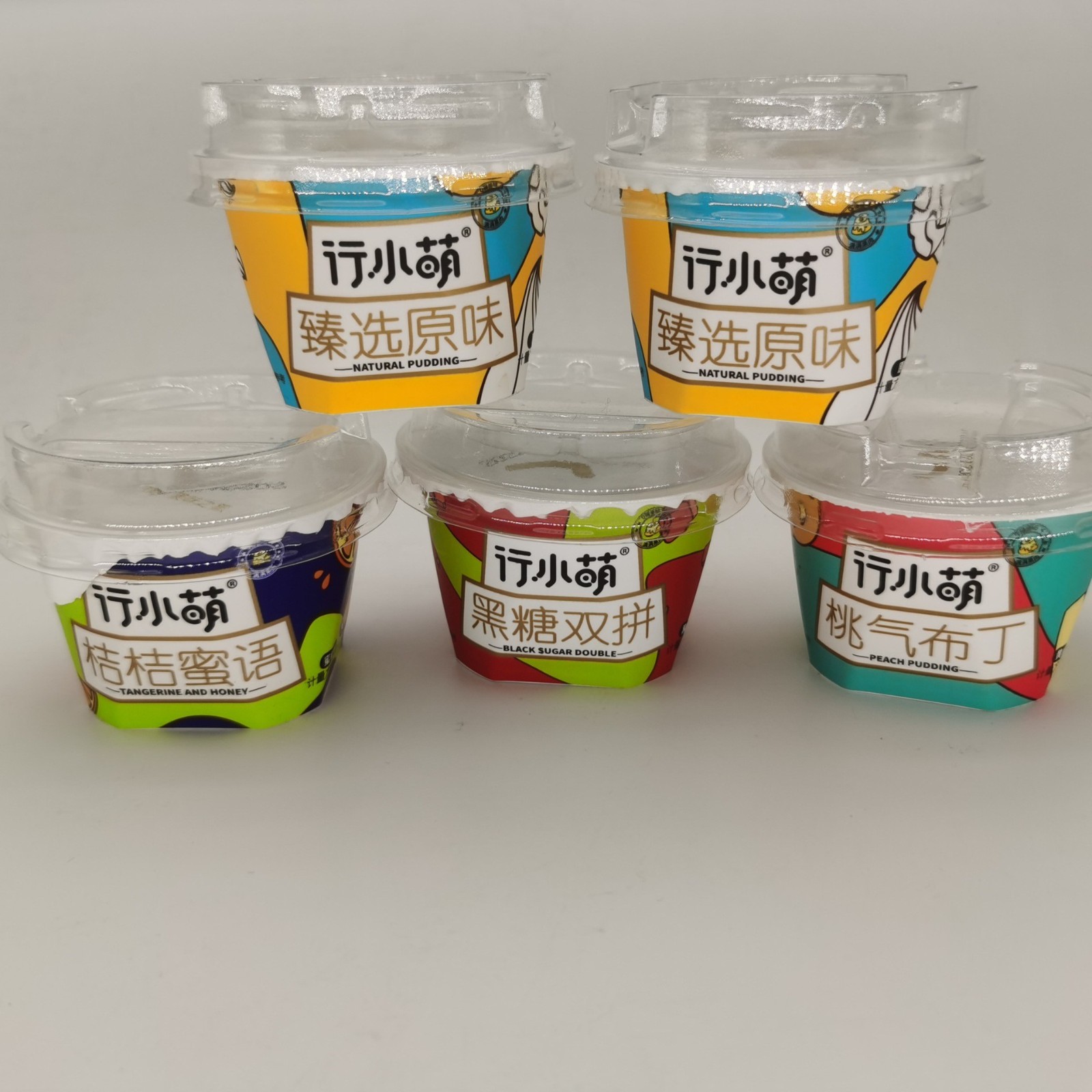 杯装芝士牛奶布丁原味黄桃 黑糖 蜜 多口味