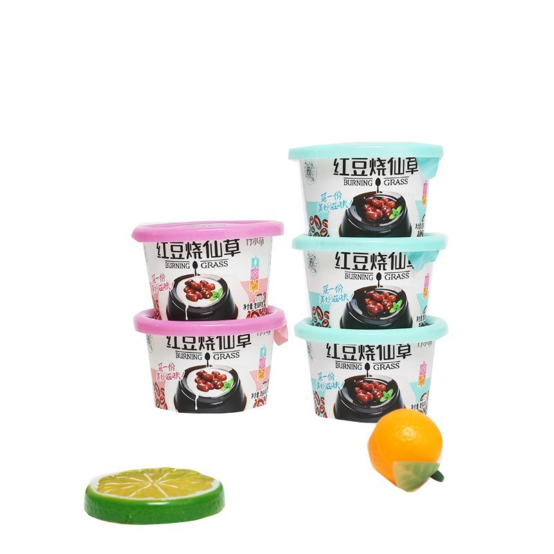 烧仙草果冻 网红小萌红豆儿童零食布丁果冻500g 贴牌代加工图3