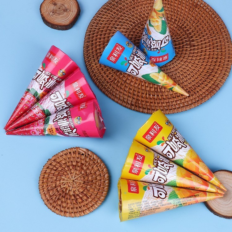 可吸冰淇淋塑料桶装厂家果冻儿童休闲食品厂家图3