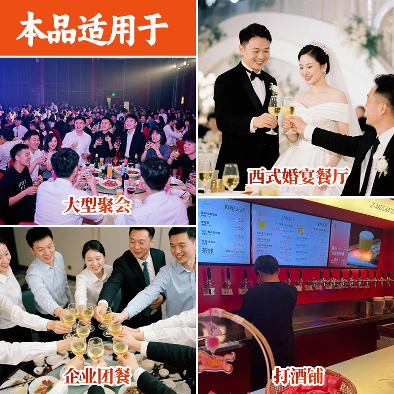 2.5升超值装果酒青梅杨梅桑葚蜜桃婚宴团餐果酒餐饮打酒铺图4