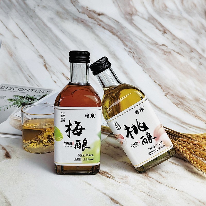 定制桃酿果酒桃子酒甜酒小瓶高颜值低度水果酒OEM代加工工厂图3