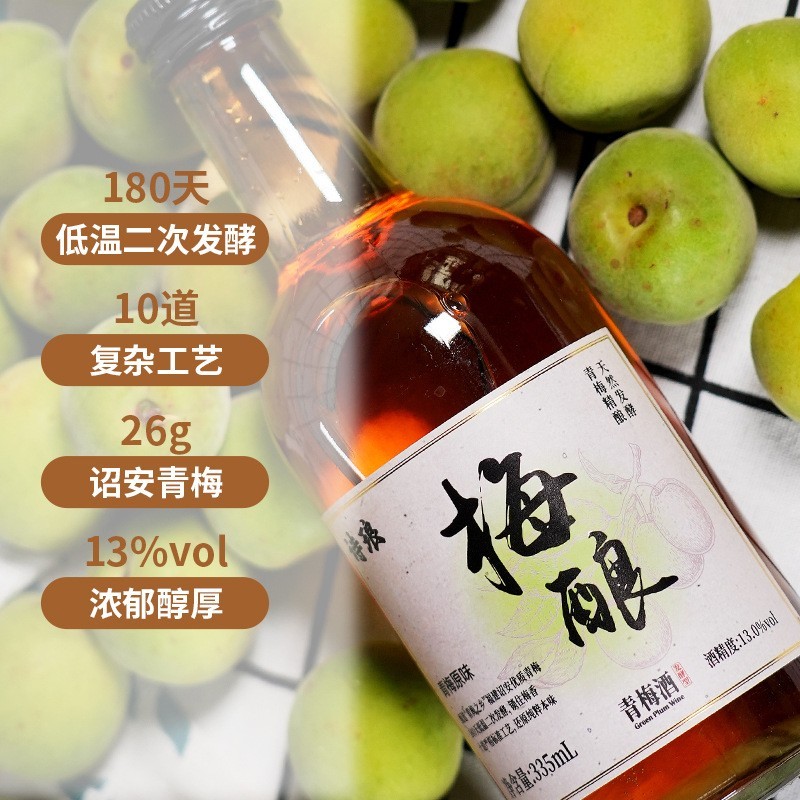 梅酒女士低度梅子酒果酒少女甜酒小瓶酒水果酒贴牌代工图3