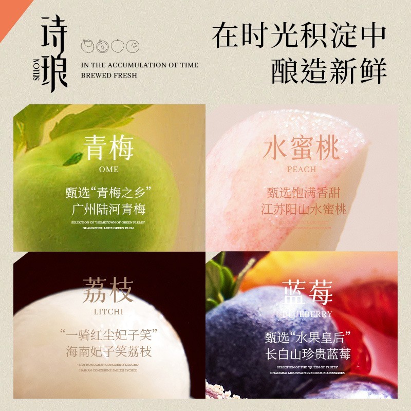 定制果酒贴牌代工水果酒女士低度甜酒换标签青梅蜜桃荔枝蓝莓图2