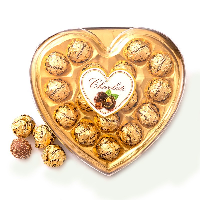 黑白夹心金球礼盒金沙球巧克力圣诞节婚礼生日礼物图5