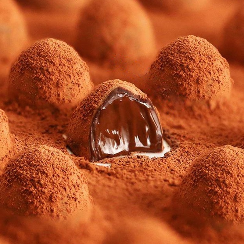 松露形巧克力箱装巧克力糖果喜糖零食烘培装饰年货厂家图2