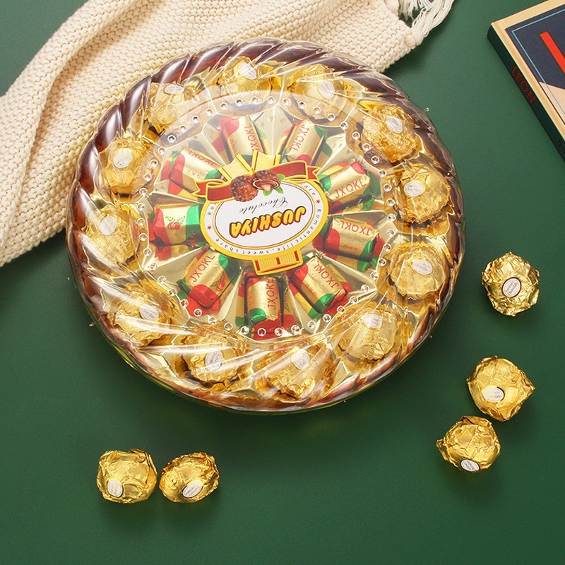 巧克力礼盒俄罗斯二合一节日生日表白情人节旦结婚纪日浪漫糖果