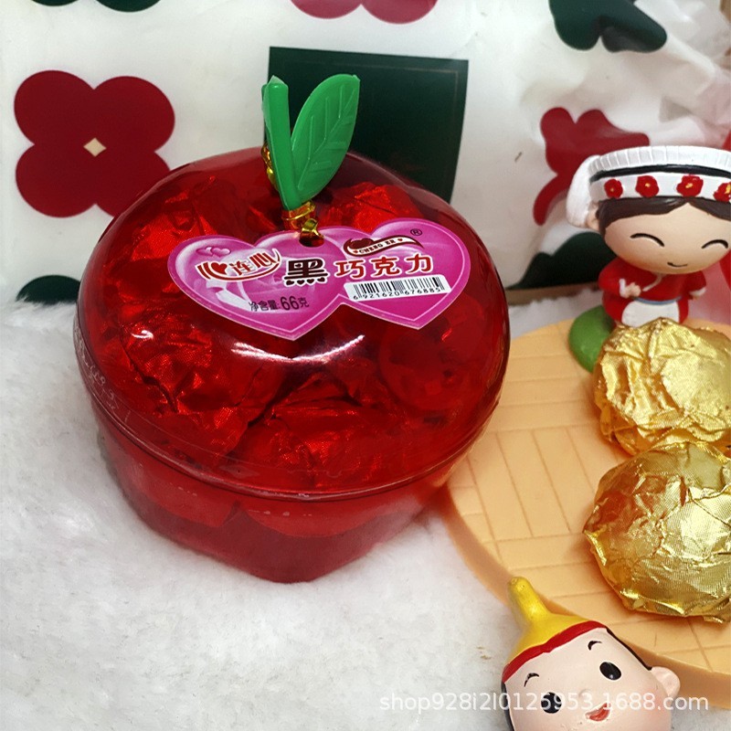 圣诞节平安果巧克力内置夜光球浪漫送女朋友男友情人节图3