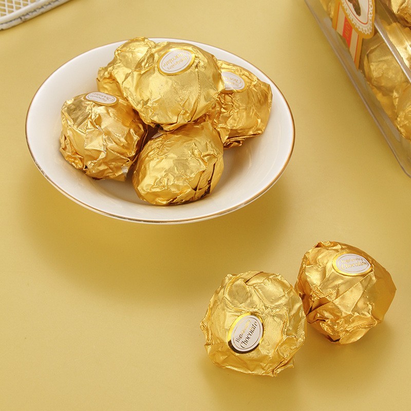 厂家可贴牌金色巧克力16粒盒装生日婚庆礼盒情人节礼物糖果图2