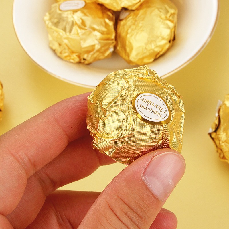厂家可贴牌金色巧克力16粒盒装生日婚庆礼盒情人节礼物糖果图4