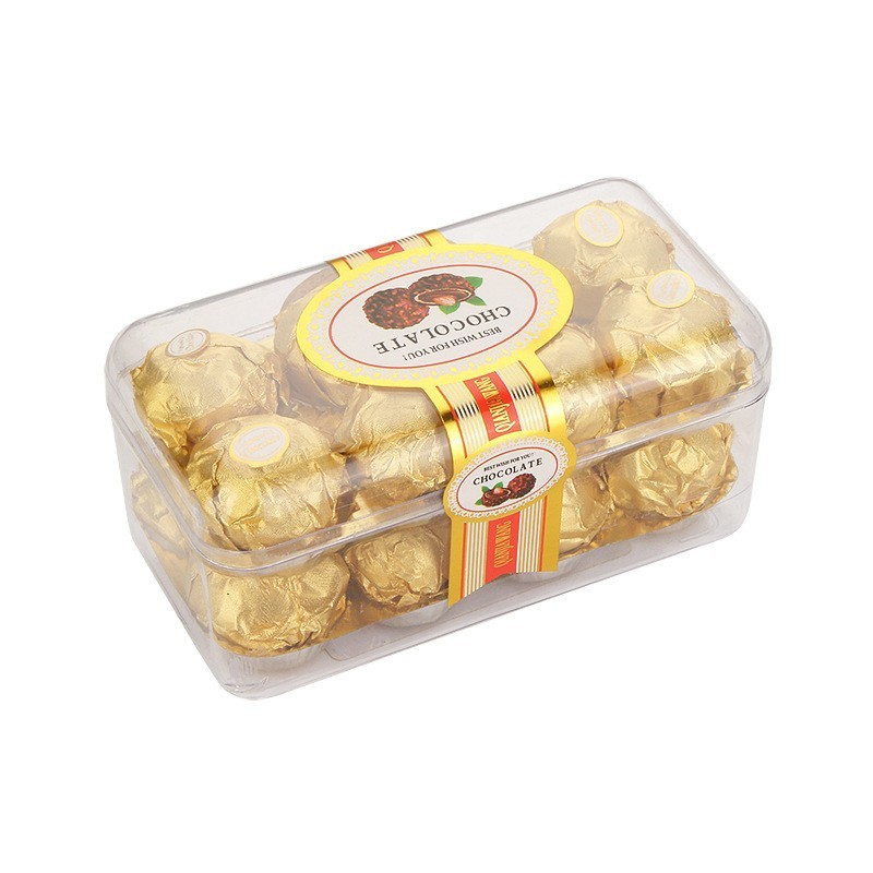 厂家可贴牌金色巧克力16粒盒装生日婚庆礼盒情人节礼物糖果图5
