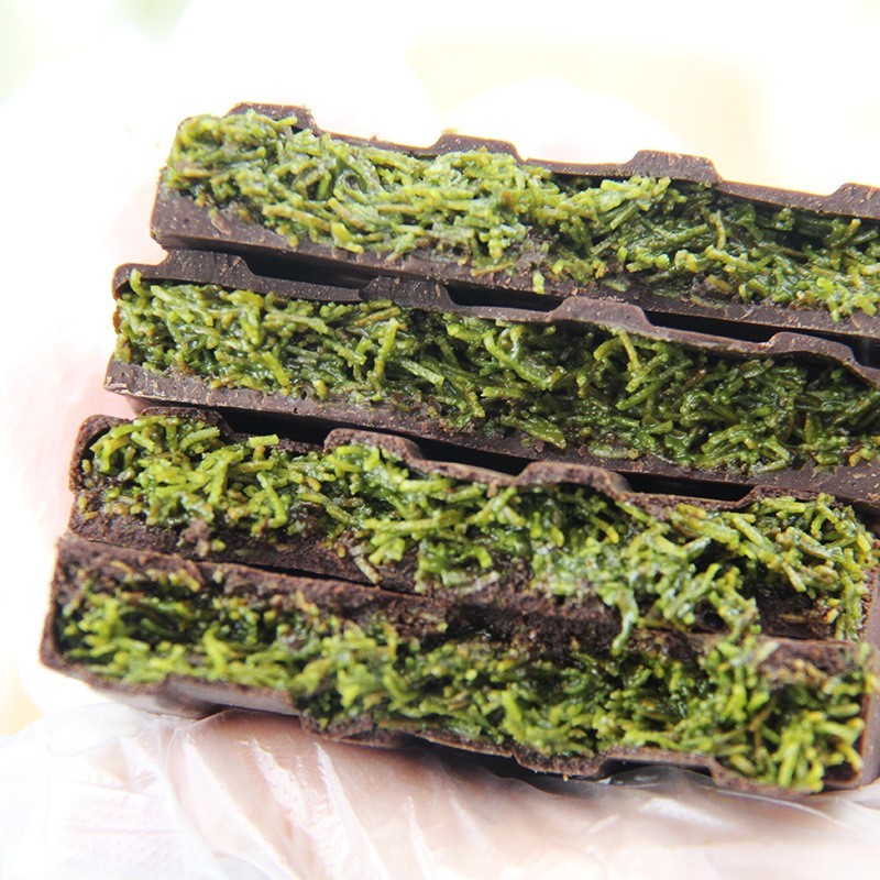 迪拜风味巧克力网红开心果酱夹心酥脆面包丝代可可脂图2