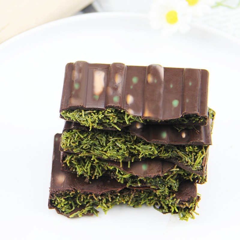 迪拜风味巧克力网红开心果酱夹心酥脆面包丝代可可脂图3