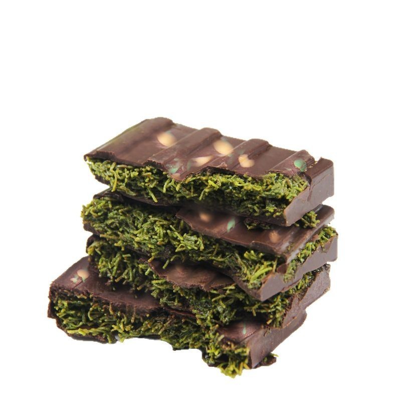 迪拜风味巧克力网红开心果酱夹心酥脆面包丝代可可脂图5