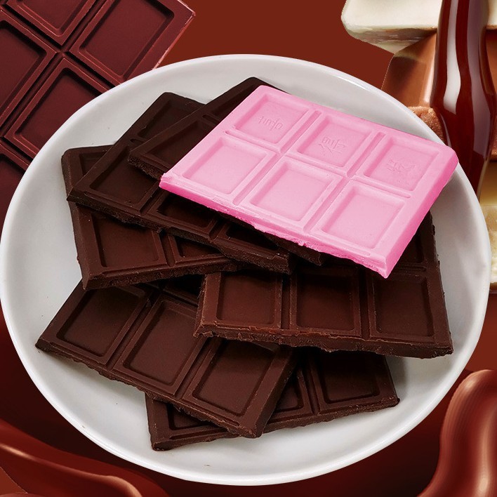 巧克力卡布奇诺牛奶草莓大板盒装糖果办公室解压爆款网红休闲零食图3