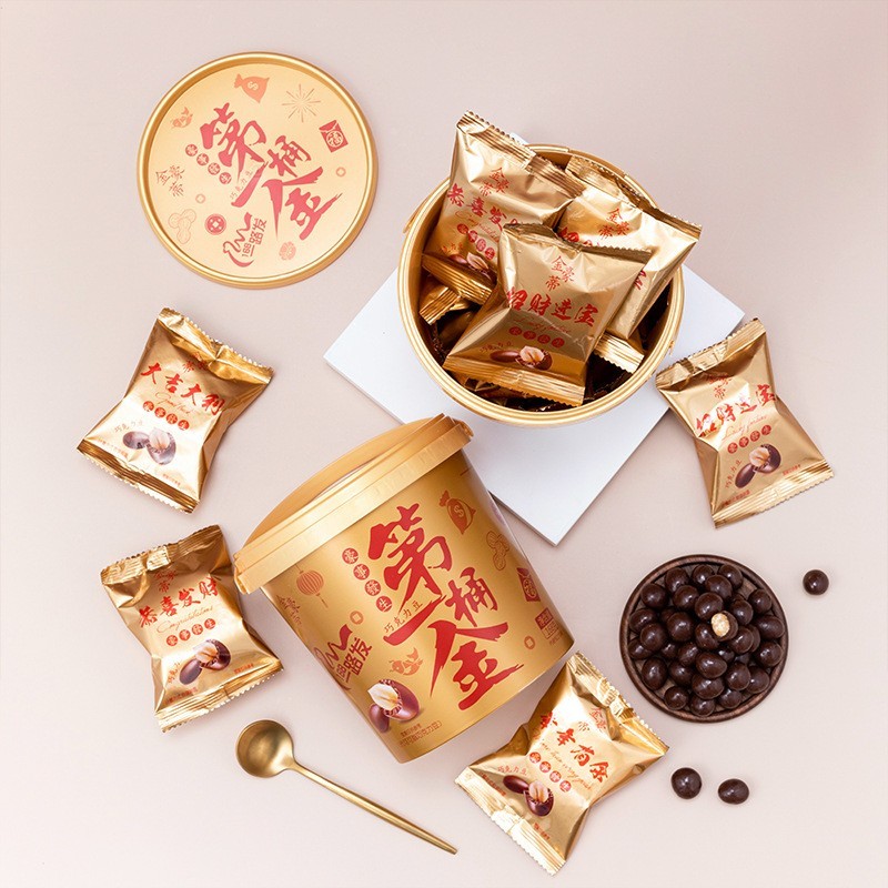 坚果巧克力豆168g花生夹心巧克力零食年货喜糖贴牌代加工图5