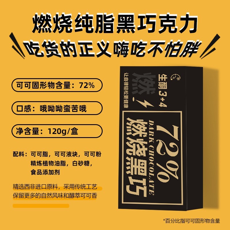 【定制款】混合口味黑巧克力【提供设计到成品服务】图2