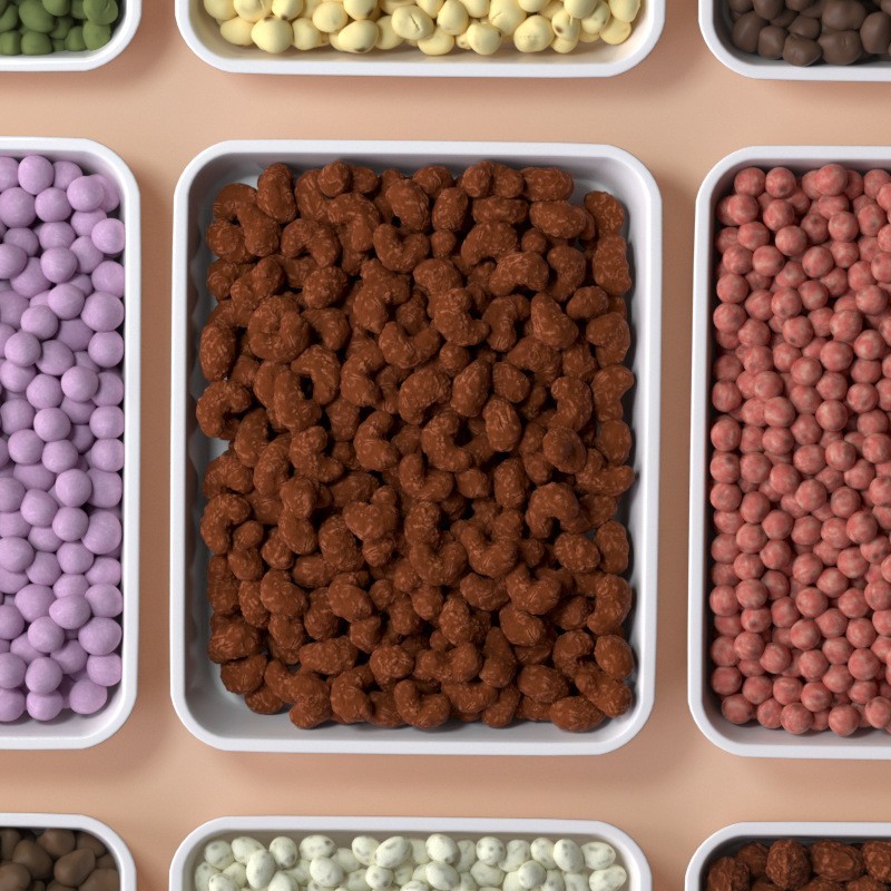 【高端门店专供】坚果水果夹心巧克力脏脏豆代加工OEM图4