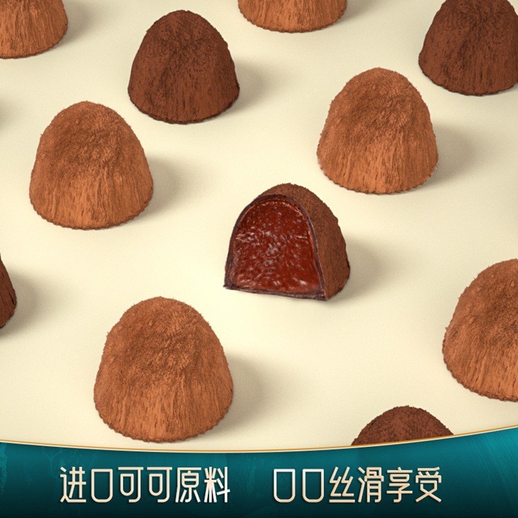 【高端连锁推荐】无蔗糖纯手工松露形夹心巧克力礼盒定做品牌合作图4
