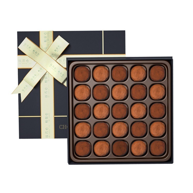 【高端连锁推荐】无蔗糖纯手工松露形夹心巧克力礼盒定做品牌合作图5