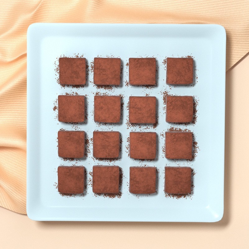 【纯净配方】无蔗糖多口味牛奶生巧克力茶花味咖啡椰子味图2