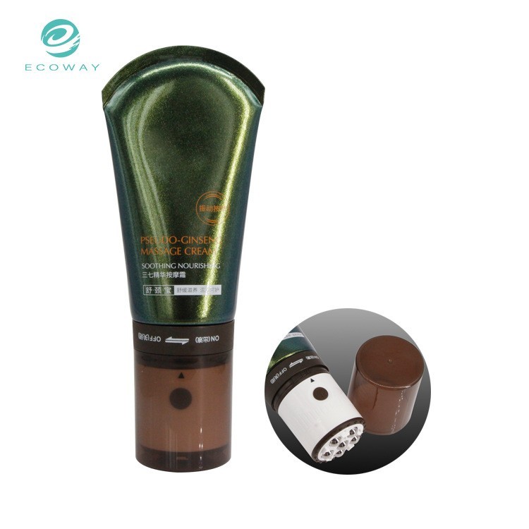 D50管径电动震动滚珠头按摩软管 高档化妆品包材软管