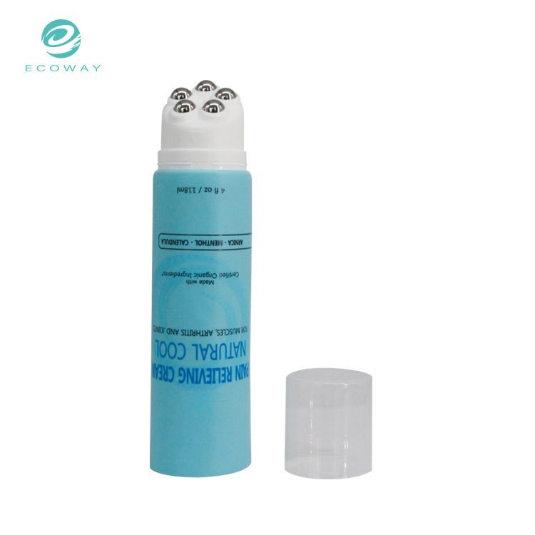 身体乳按摩膏PE塑料软管包装管径50mm五滚珠按摩头化妆品包材图4