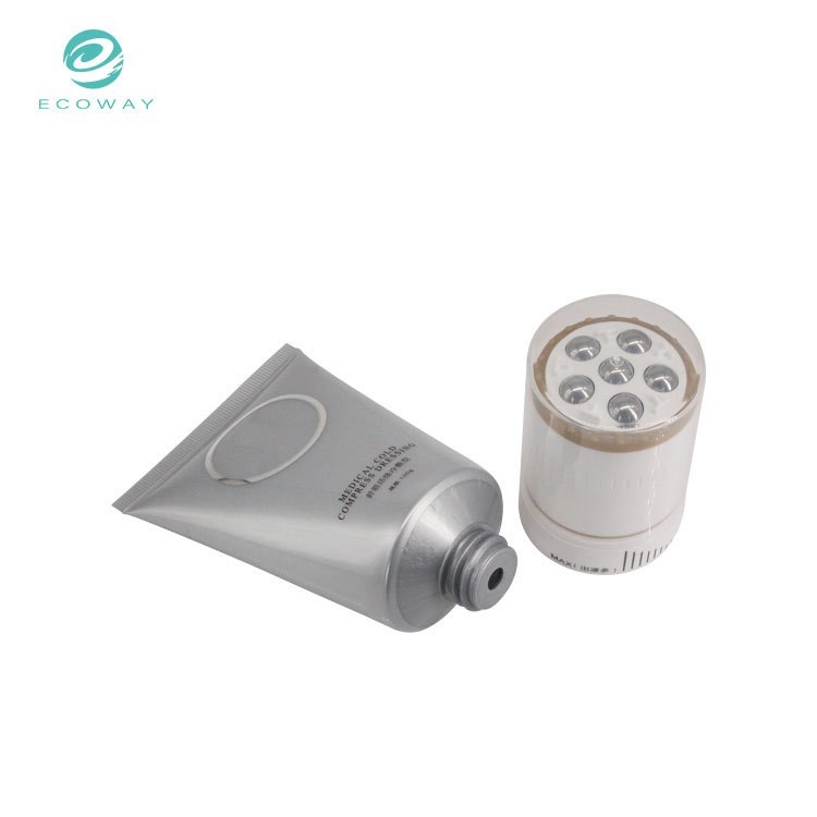 100g化妆品塑料包装软管按摩滚珠头刮痧片身体乳按摩膏霜软管包材图5