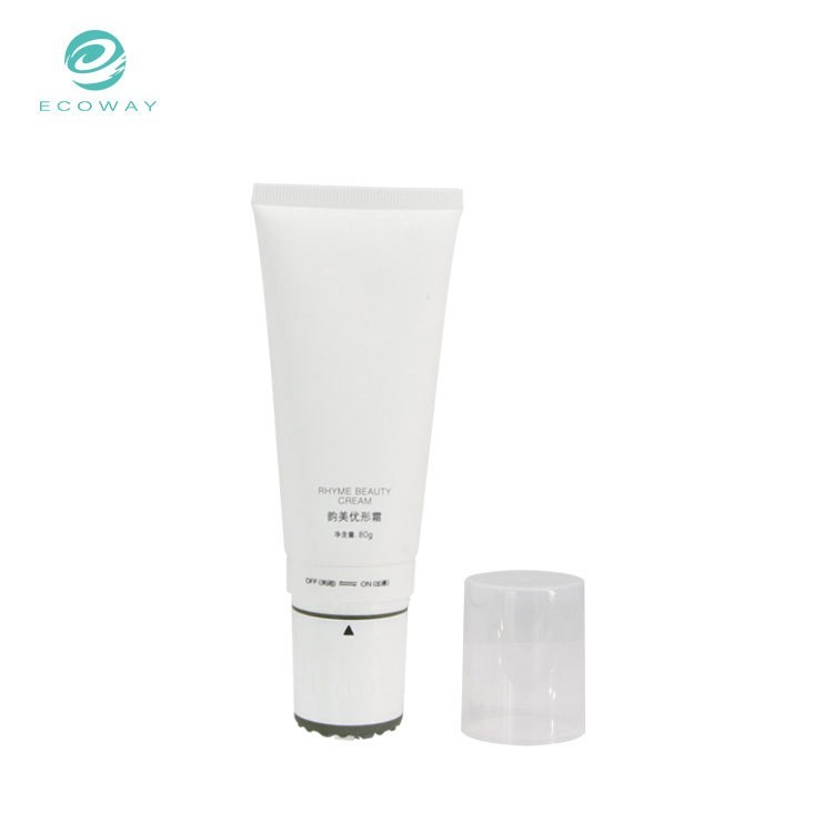 80g高品质身体乳按摩膏保健膏化妆品软管包材配刮痧片金属滚珠头图5