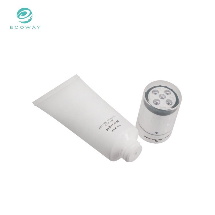 80g高品质身体乳按摩膏保健膏化妆品软管包材配刮痧片金属滚珠头图3