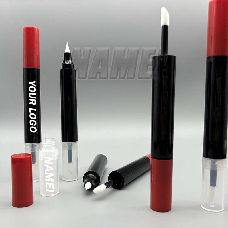 双头多功能眼线笔包材液体眼影管空管眼影眼线2合1唇釉唇线笔包材图3