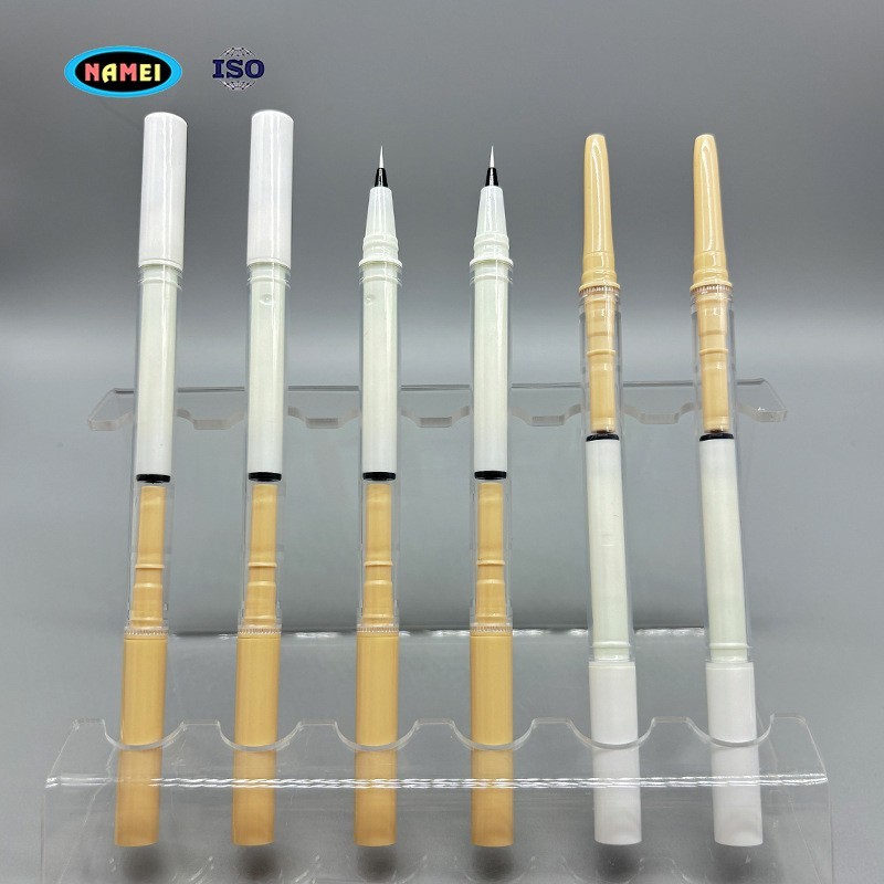 多用眉笔卧蚕眼线笔包材液体固体胶笔空管 双头化妆品包装管图2