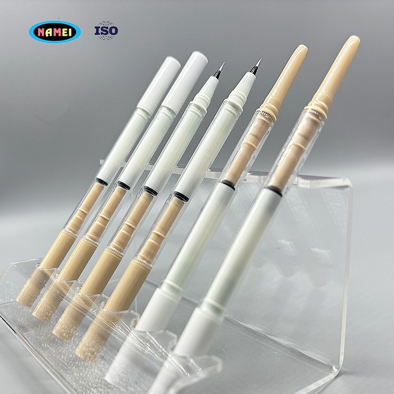 多用眉笔卧蚕眼线笔包材液体固体胶笔空管 双头化妆品包装管图4