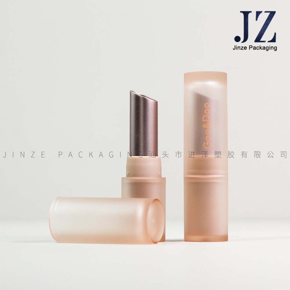 厂家定制 圆形 口红管 唇膏管 斜口11.1mm 塑料 空管 包材