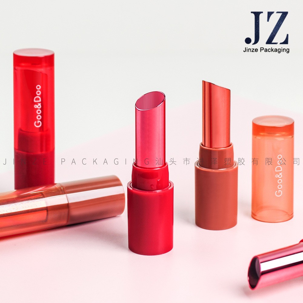 厂家定制 圆形 口红管 唇膏管 斜口11.1mm 塑料 空管 包材图3
