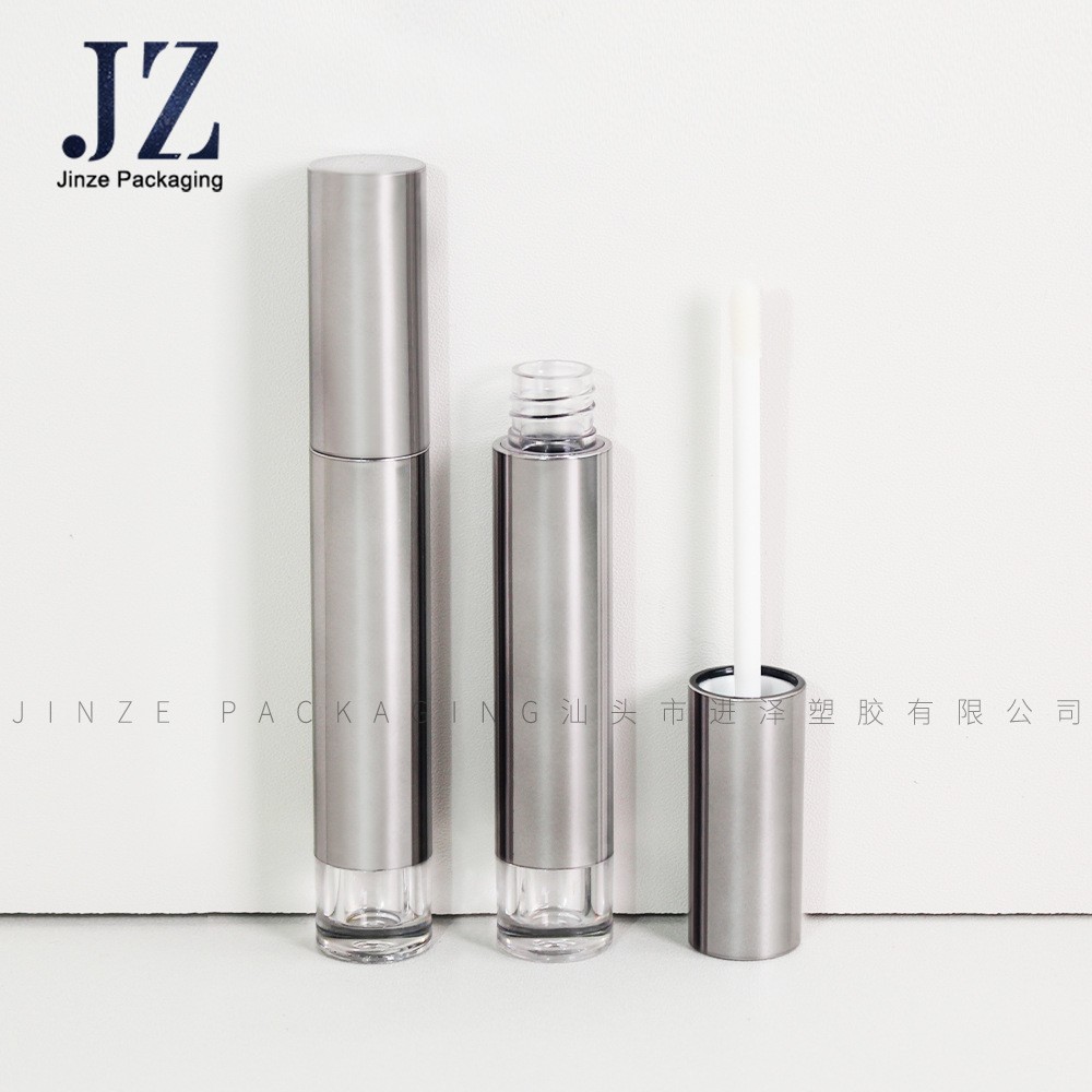 厂家定制 圆管唇釉管唇彩管液体腮红空管 4ml 塑料空管彩妆包材图3