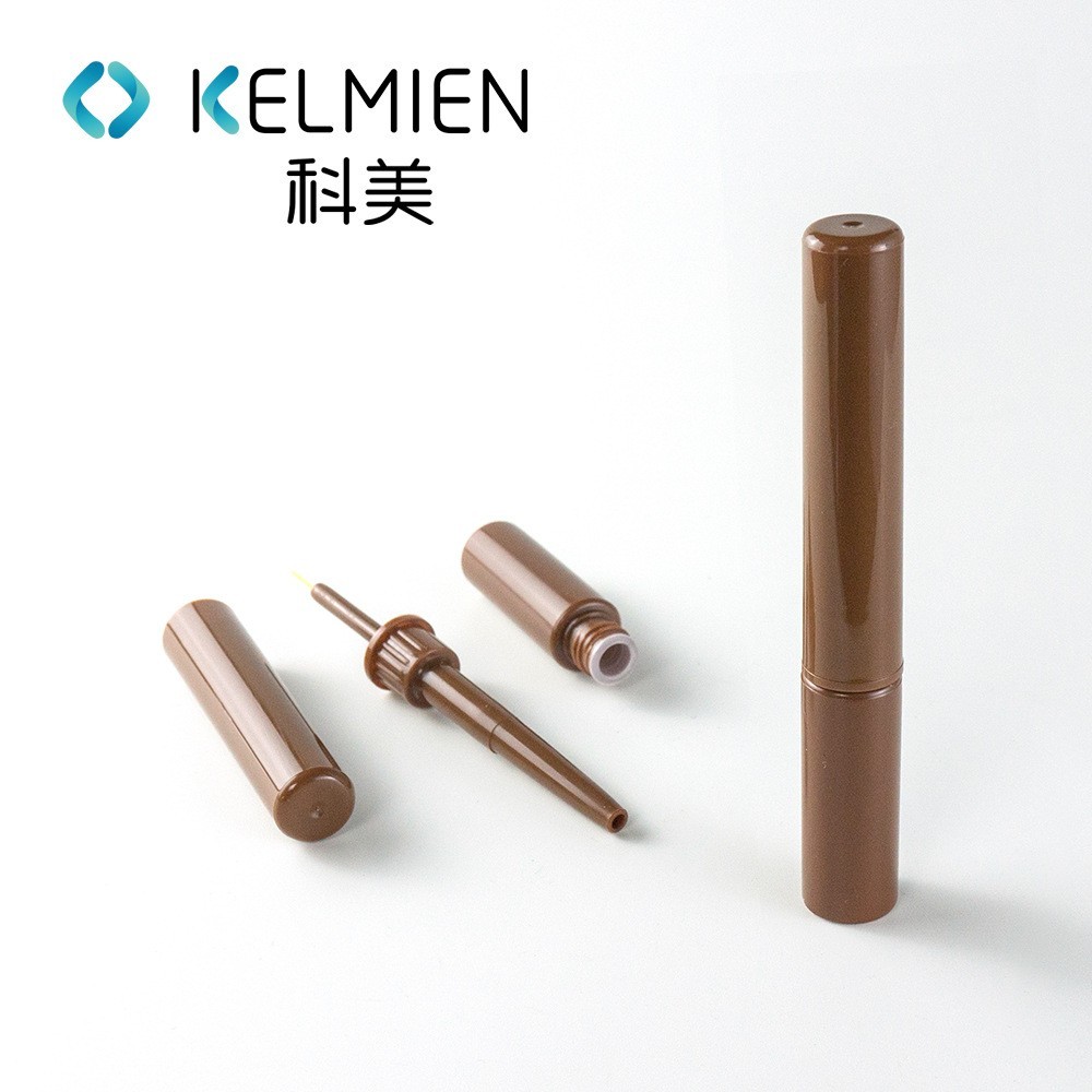 眉眼一体笔定制 新款眉毛眼线液空笔管瓶 彩妆包材贴牌代工图3